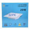 LAMP PANEL LED CUAD EMP 20W 110-277V ZQ-TKF20W BJ