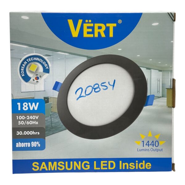 LAMP PANEL LED RED EMP 18W 85-265V VERT SRR-186N