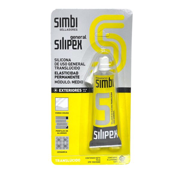 SILICON TRANSP 70ML S.BOND/SILIPEX TUBO (PP)