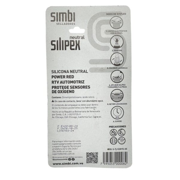 SILICON ROJO 70ML BOND/SILIPEX   (PP)