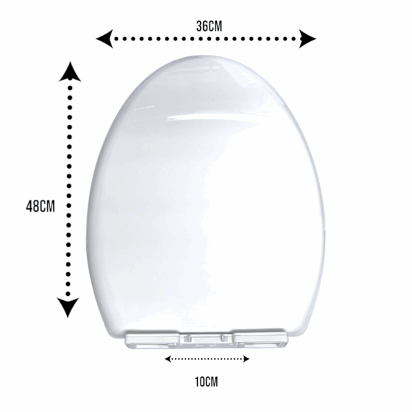 TAPA ASIENTO BLANCO GAUDI EF VENCERAMICA