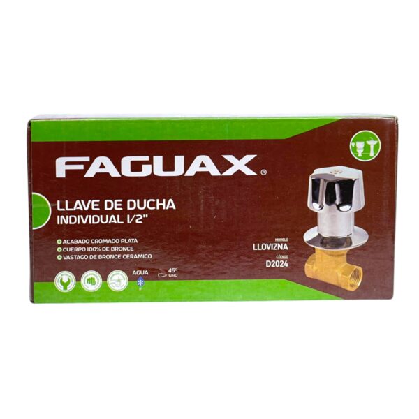 LLAVE DUCHA IND LLOVIZNA D2024 FAGUAX