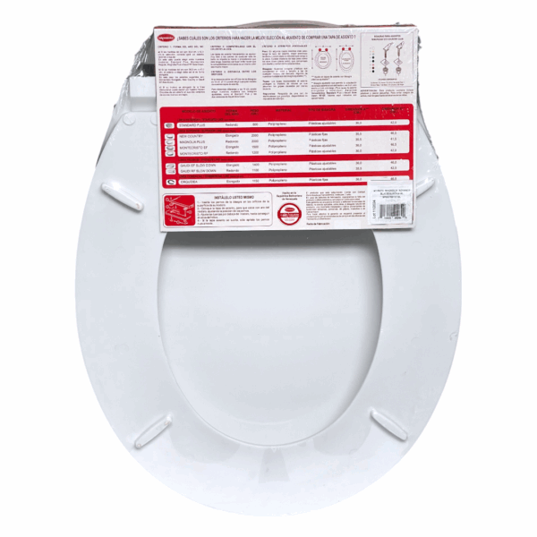 TAPA ASIENTO BLANCO MAGNOLIA ADVANCE VENCERAM