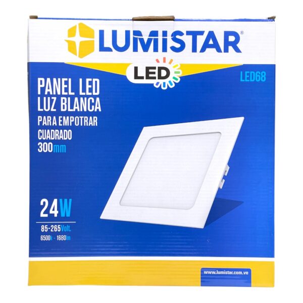LAMP PANEL LED 24W CUAD EMP LED68 LUMISTAR