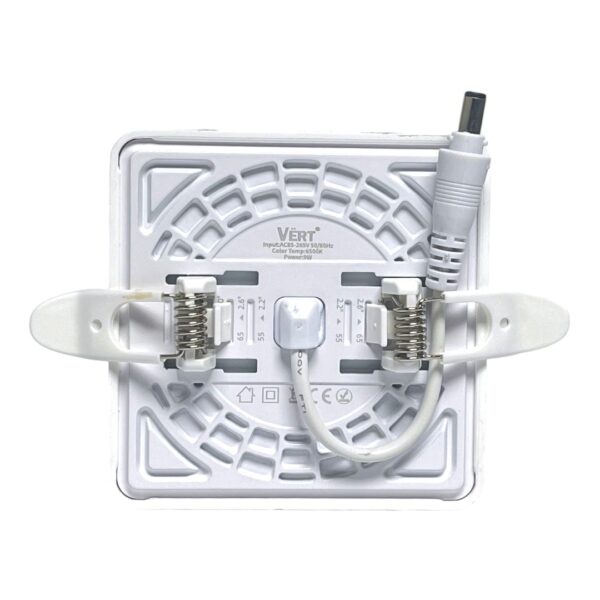 LAMP PANEL LED CUAD EMP 9W COLMENA L/BLANCA  85-265V VERT PCEG-96
