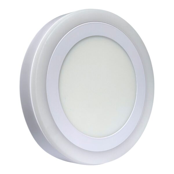 LAMP PANEL LED RED SUP 12+4W BLCO-FUCSIA 85-265V PDSR-124P VERT