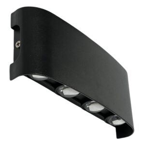 LAMP PANEL LED DECORATIVA NEGRA 8W L/RGB VERT LA8-8RN