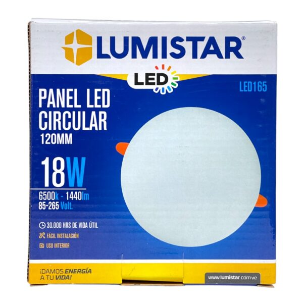 LAMP PANEL LED RED EMP EMP 18W 85-265V LED165 LUMISTAR