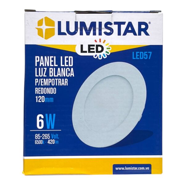 LAMP PANEL LED 6W RED EMP LED57 LUMISTAR